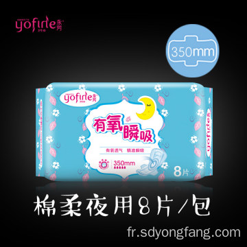 Serviettes menstruelles en coton biologique certifié